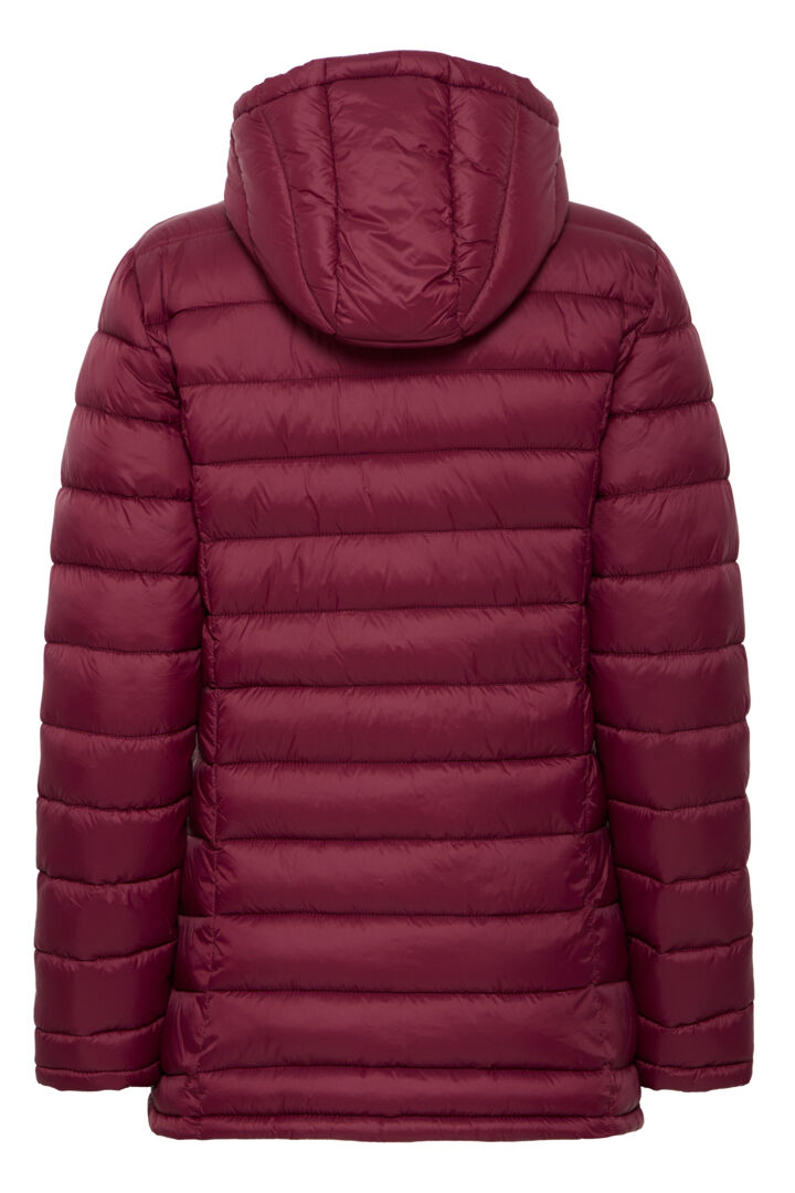 b.young Berta Padded Hood Coat Port Royale