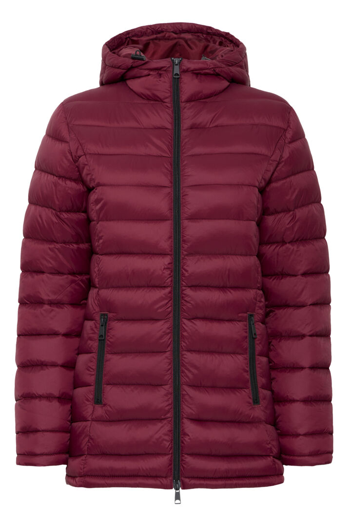 b.young Berta Padded Hood Coat Port Royale