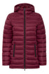 b.young Berta Padded Hood Coat Port Royale