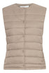 b.young Berta Gilet Roasted Cashew