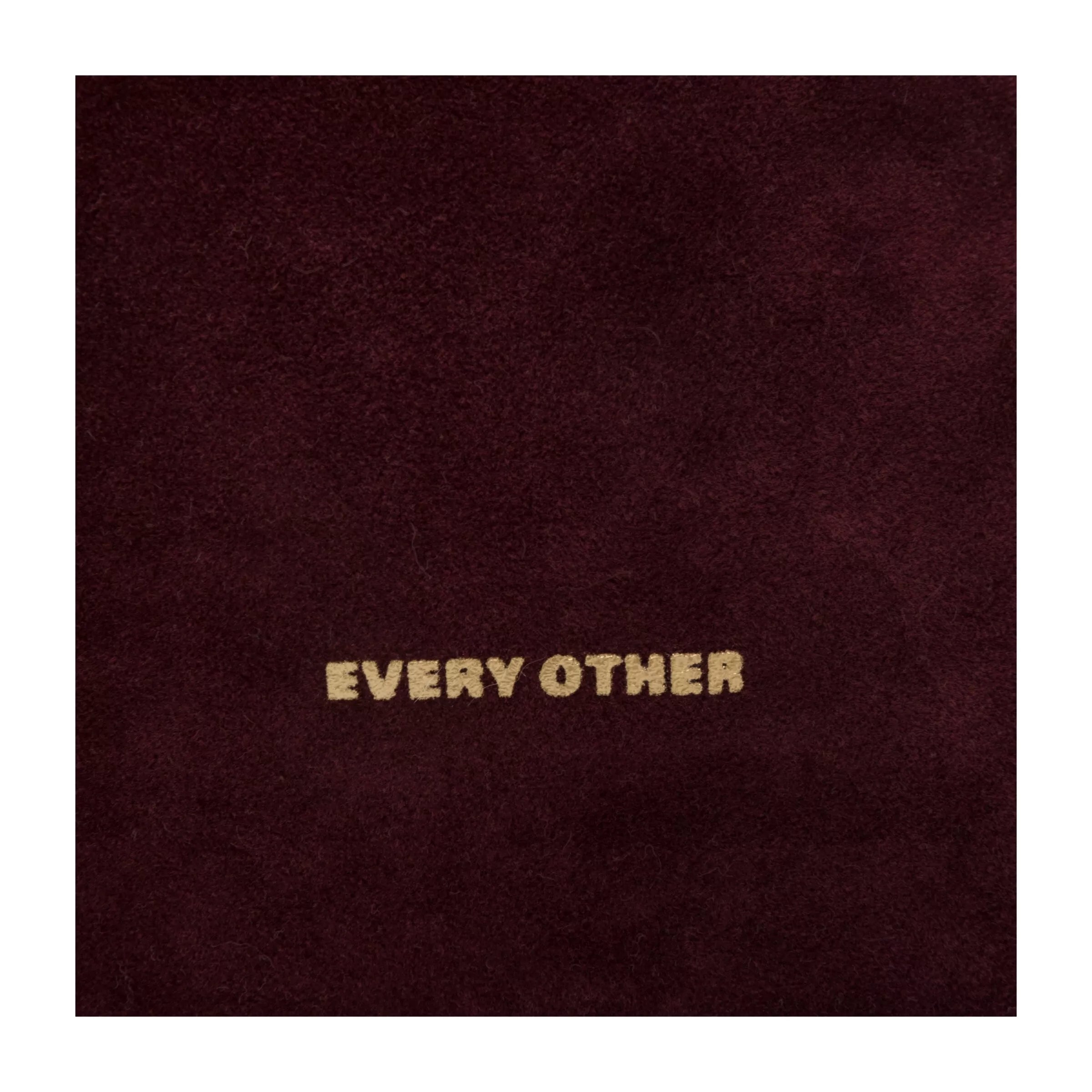 Every Other Suede Effect Draw Top Shoulder Cross Body Bag Burgundy