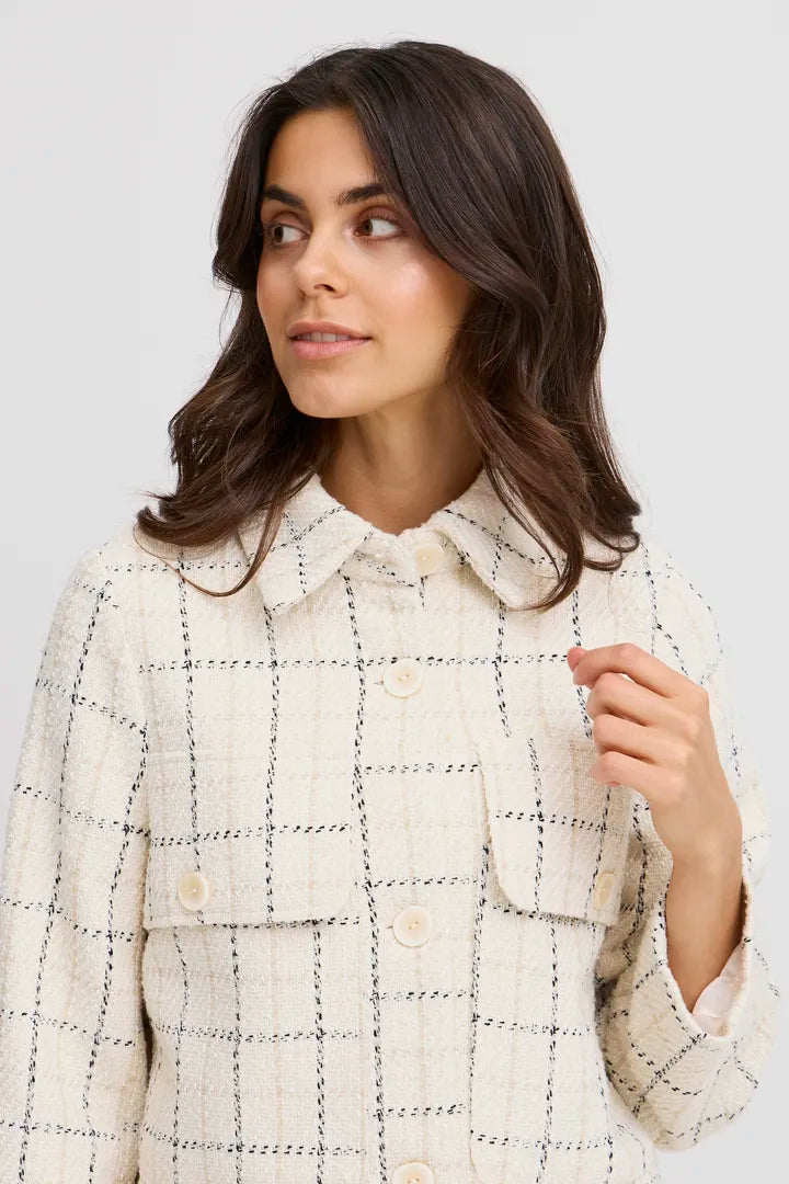 Fransa Chani Jacket Moonbeam Mix