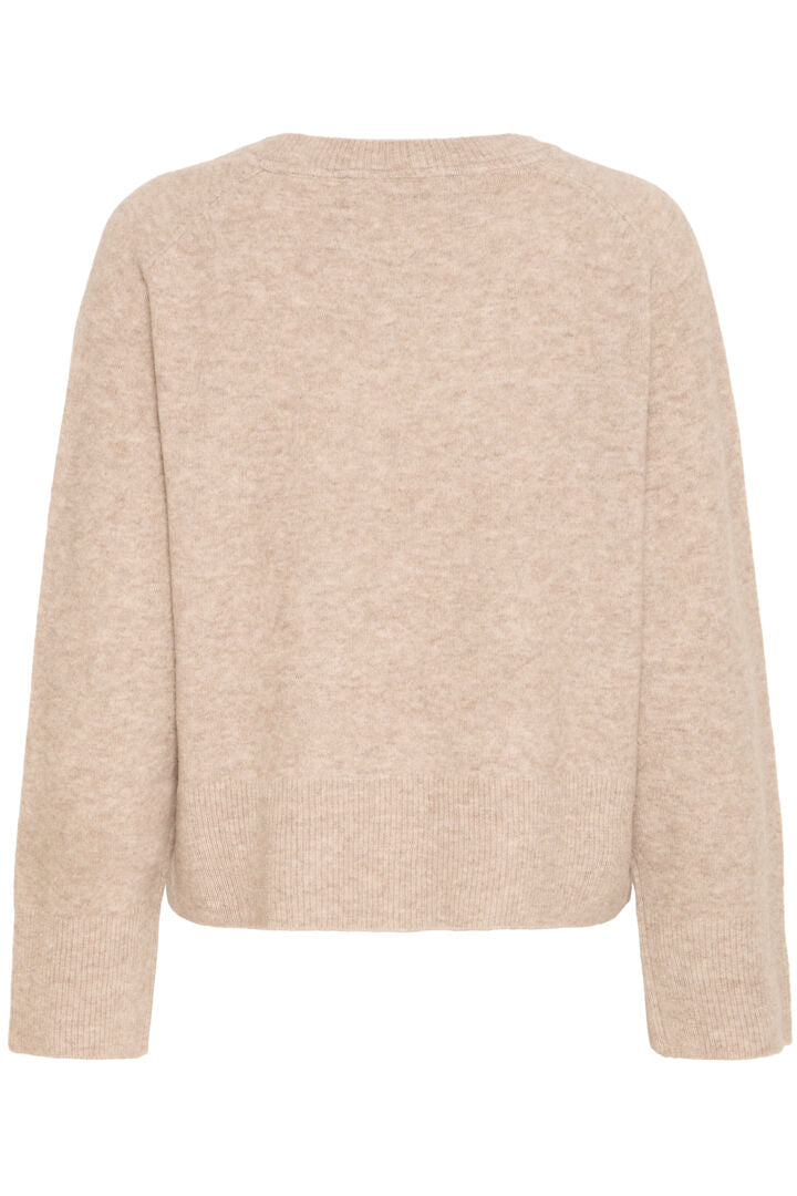Fransa Noah Pullover Desert Taupe Melange