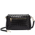 Every Other Flap Over Shoulder Clutch Cross Body Bag Black