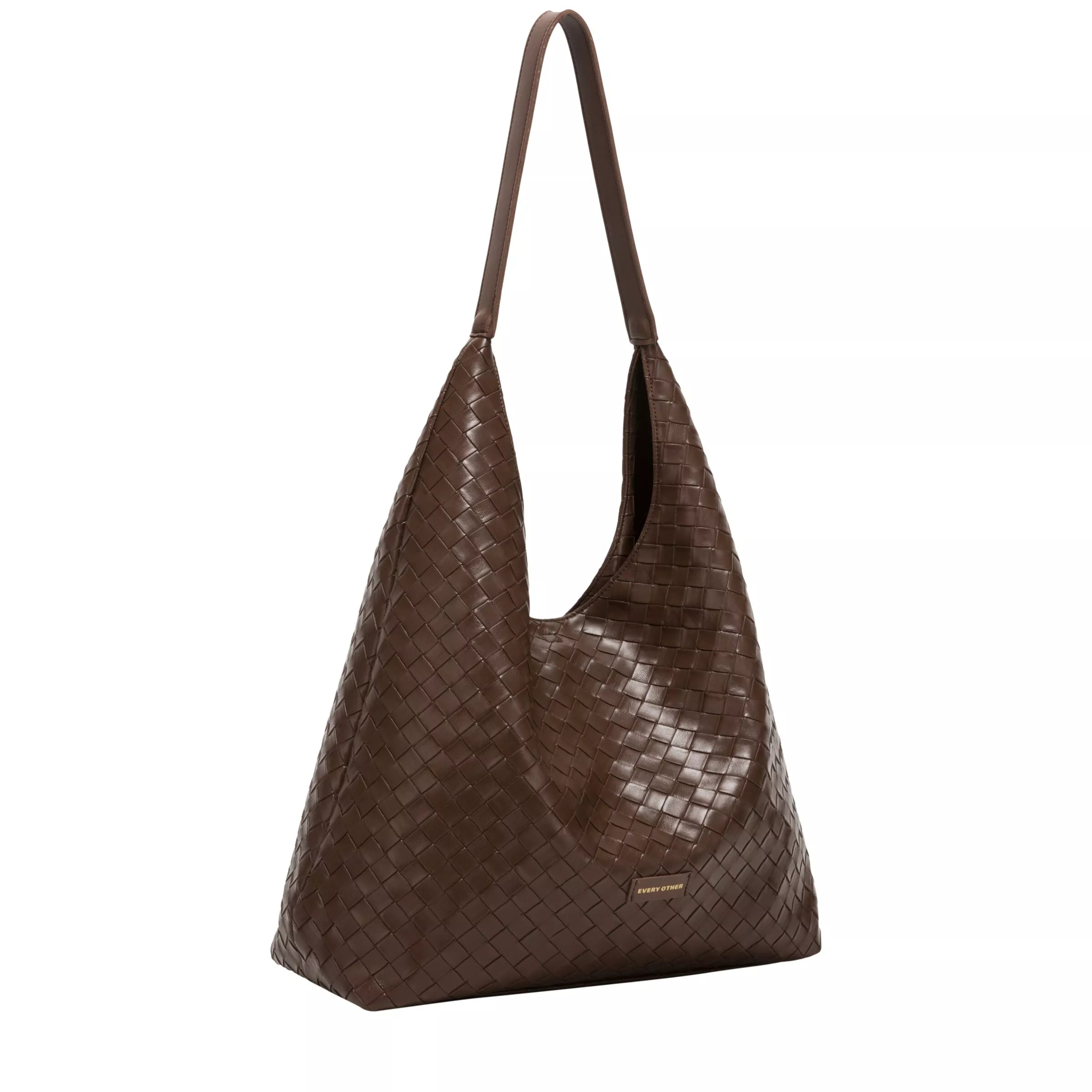 Every Other Single Strap Shoulder Bag Brown
