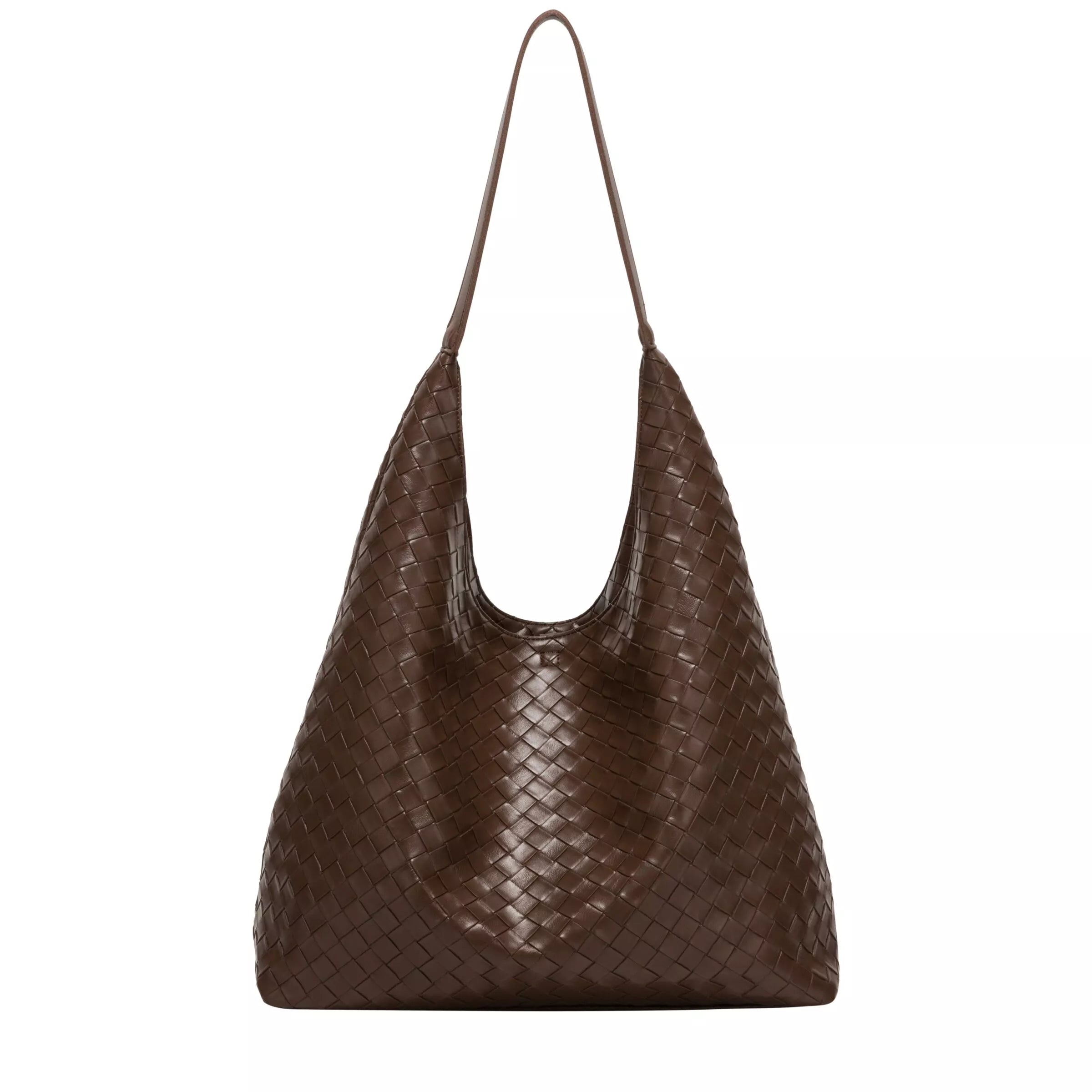 Every Other Single Strap Shoulder Bag Brown