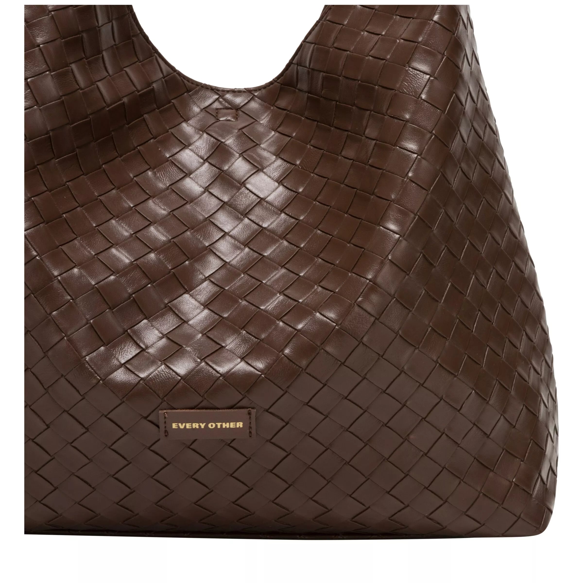 Every Other Single Strap Shoulder Bag Brown