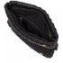 Every Other Quilted Flap Over Clutch Cross Body Bag Black
