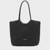 Every Other Large Quilted Tote Bag Black