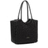 Every Other Large Quilted Tote Bag Black