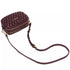Every Other Quilted Camera Cross Body Bag Burgundy