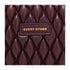 Every Other Quilted Camera Cross Body Bag Burgundy