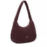 Every Other Quilted Shoulder Bag Burgundy