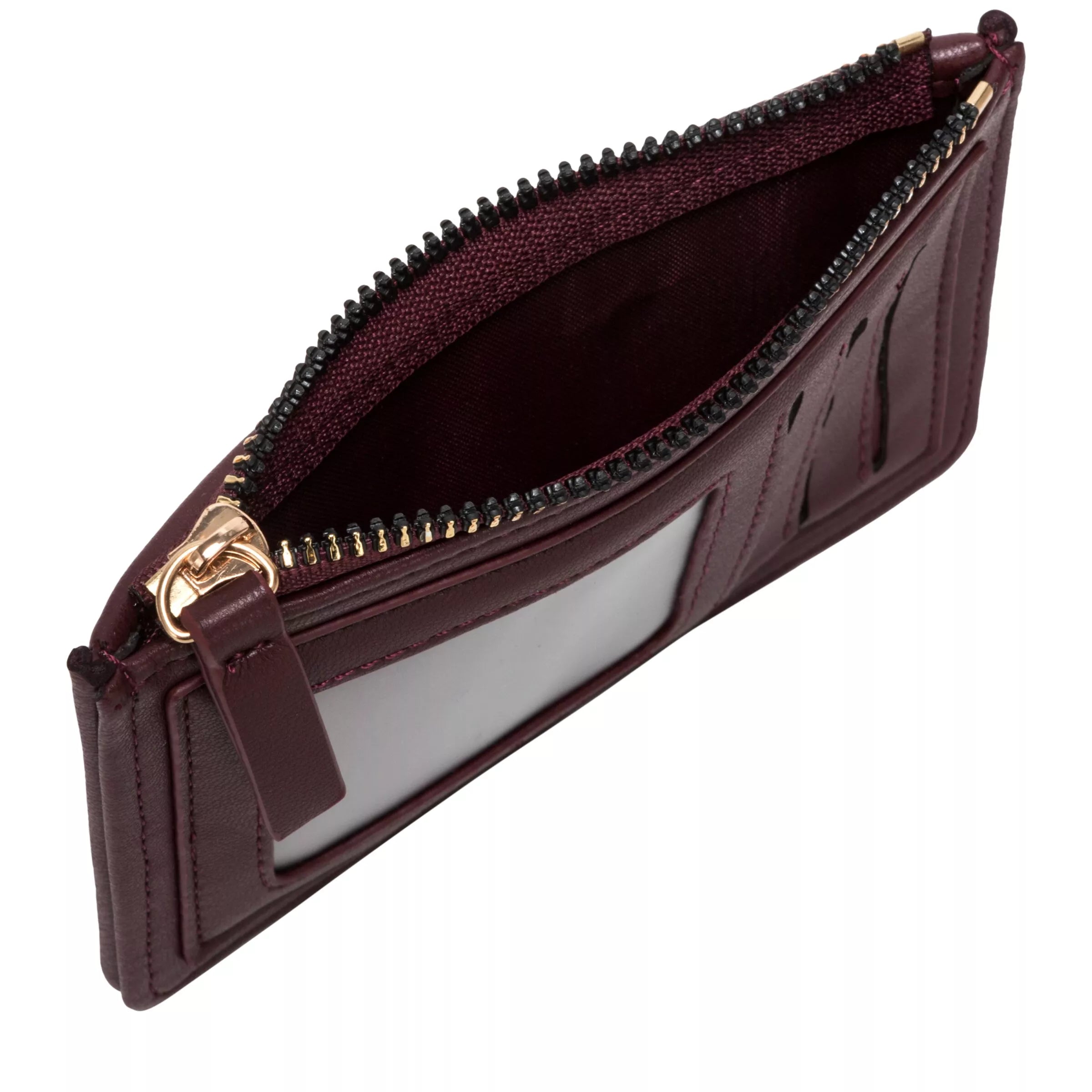 Every Other Quilted Card Holder Burgundy