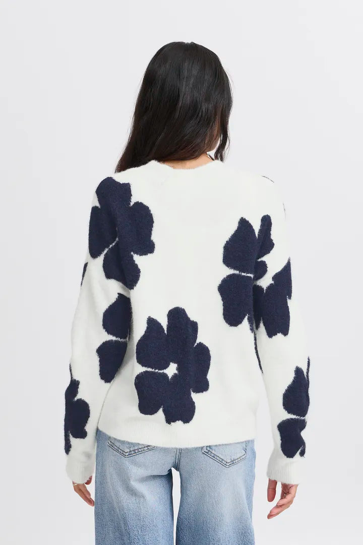 b.young Omea Flower Jumper Marshmallow Mix