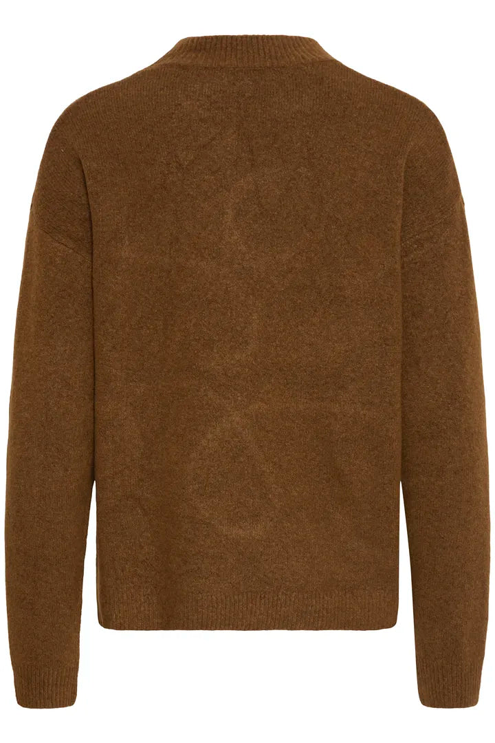 b.young Medi Deco Jumper Toffee Melange