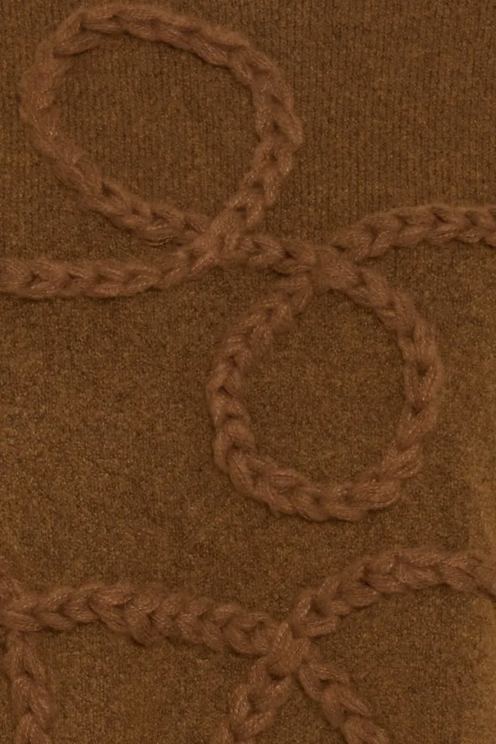 b.young Medi Deco Jumper Toffee Melange