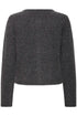 Fansa Noah Cardigan Charcoal Grey Melange