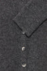 Fansa Noah Cardigan Charcoal Grey Melange