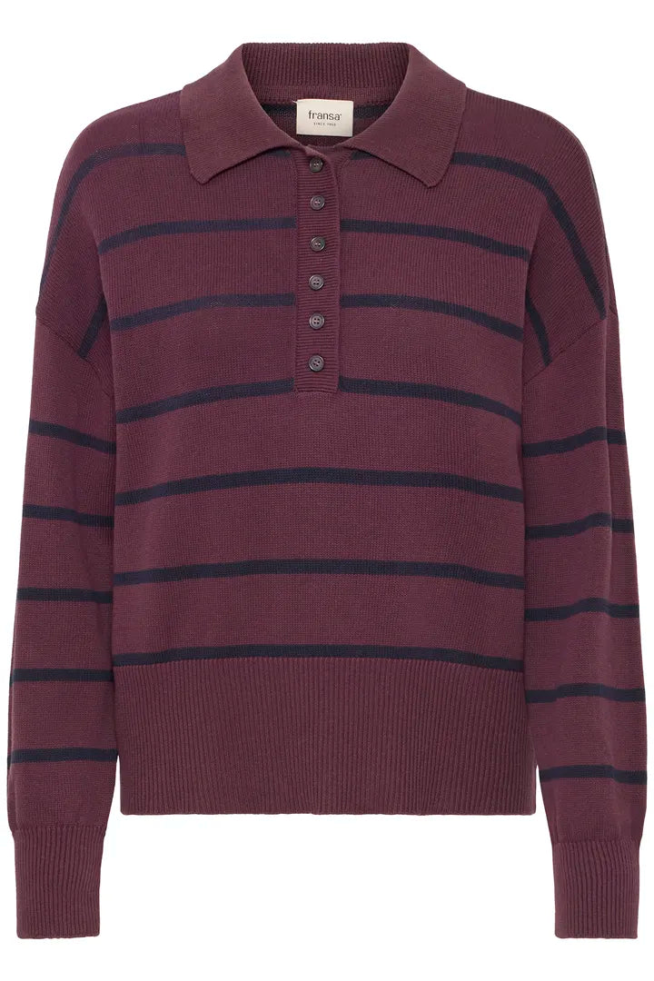 Fansa Berkley Jumper Fudge Stripe