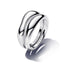 Pandora Essence Organically Shaped Silver Stacking Rings