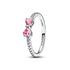 Pandora Sparkling Pink Bow Ring