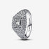 Pandora Pavé Square Cocktail Ring