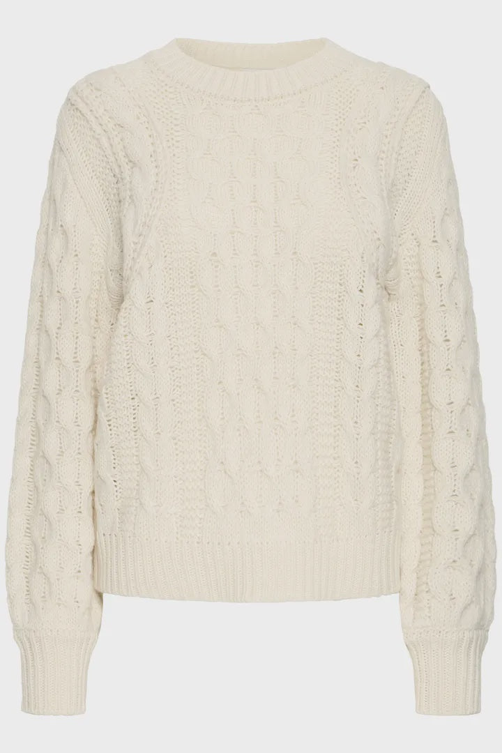 b.young Norma Cable Jumper Birch