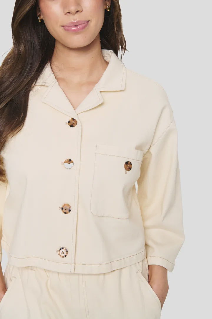 Saint Tropez Kayo Shirt Winter White