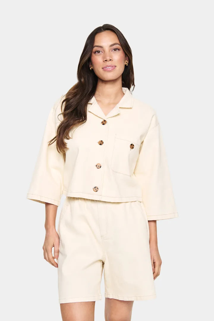 Saint Tropez Kayo Shirt Winter White