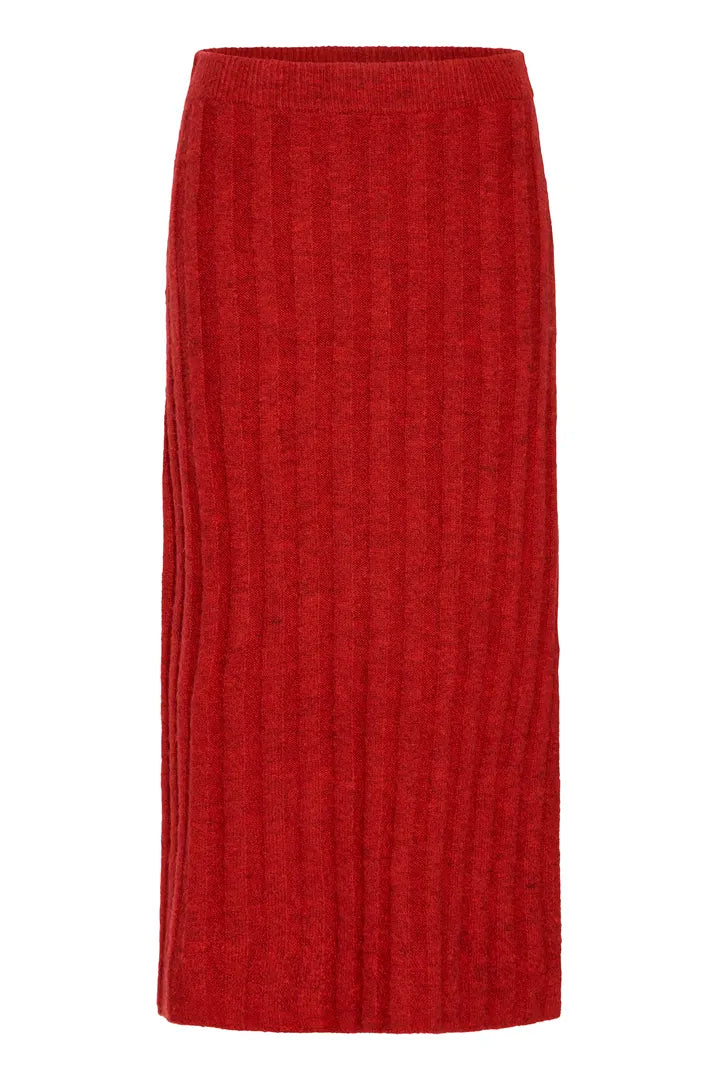 b.young Marianne Slim Skirt Barbados Cherry