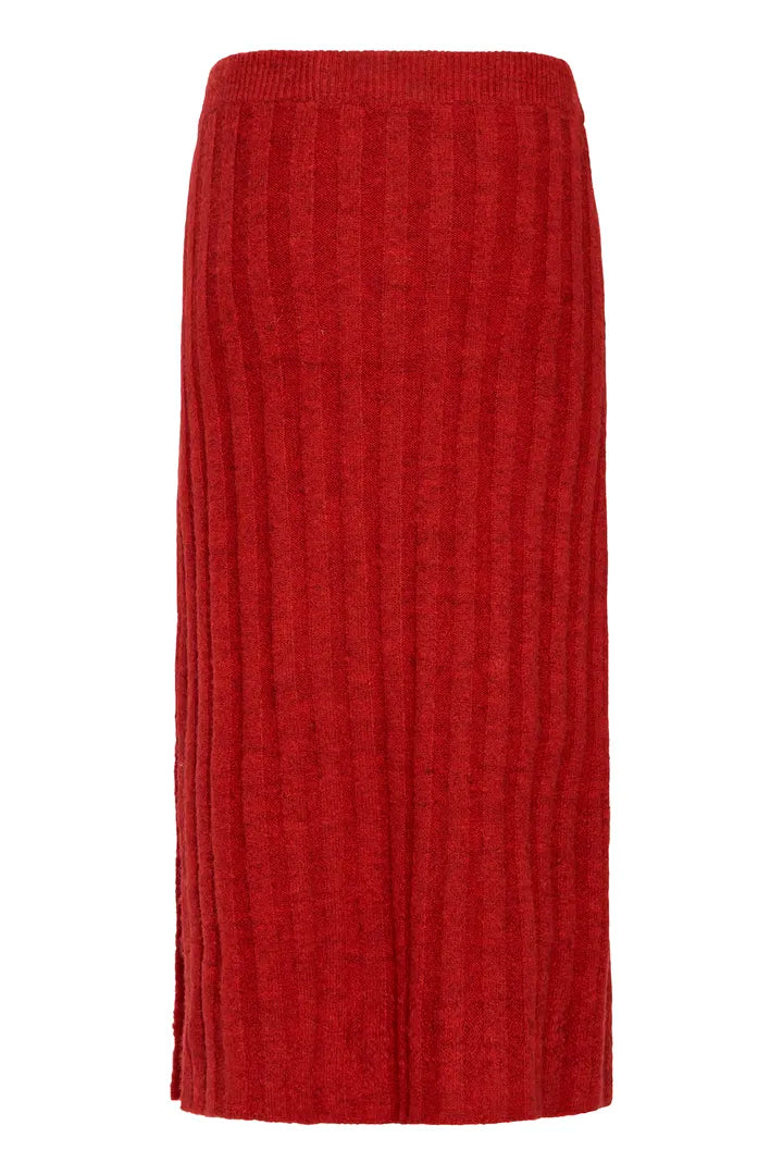 b.young Marianne Slim Skirt Barbados Cherry