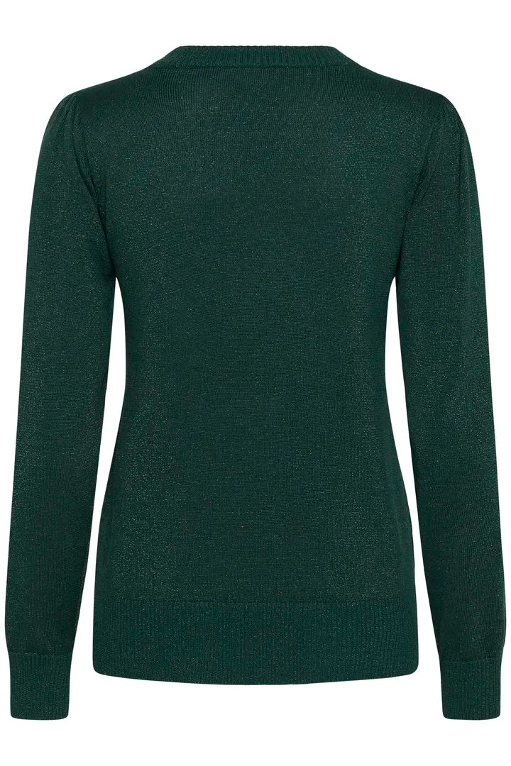 Saint Tropez Kila LS Shimmer Jumper Atlantic Deep Melange