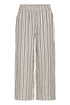 b.young Falakka Crop Trousers Rainy Day Stripe Mix