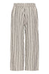 b.young Falakka Crop Trousers Rainy Day Stripe Mix
