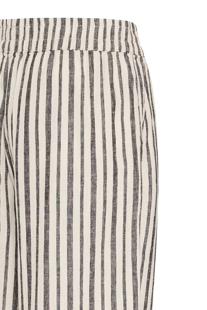 b.young Falakka Crop Trousers Rainy Day Stripe Mix