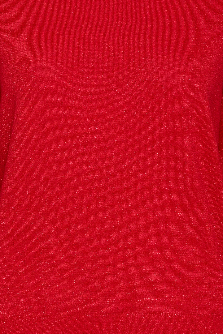 b.young Mobbe Boatneck Jumper Barbados Cherry