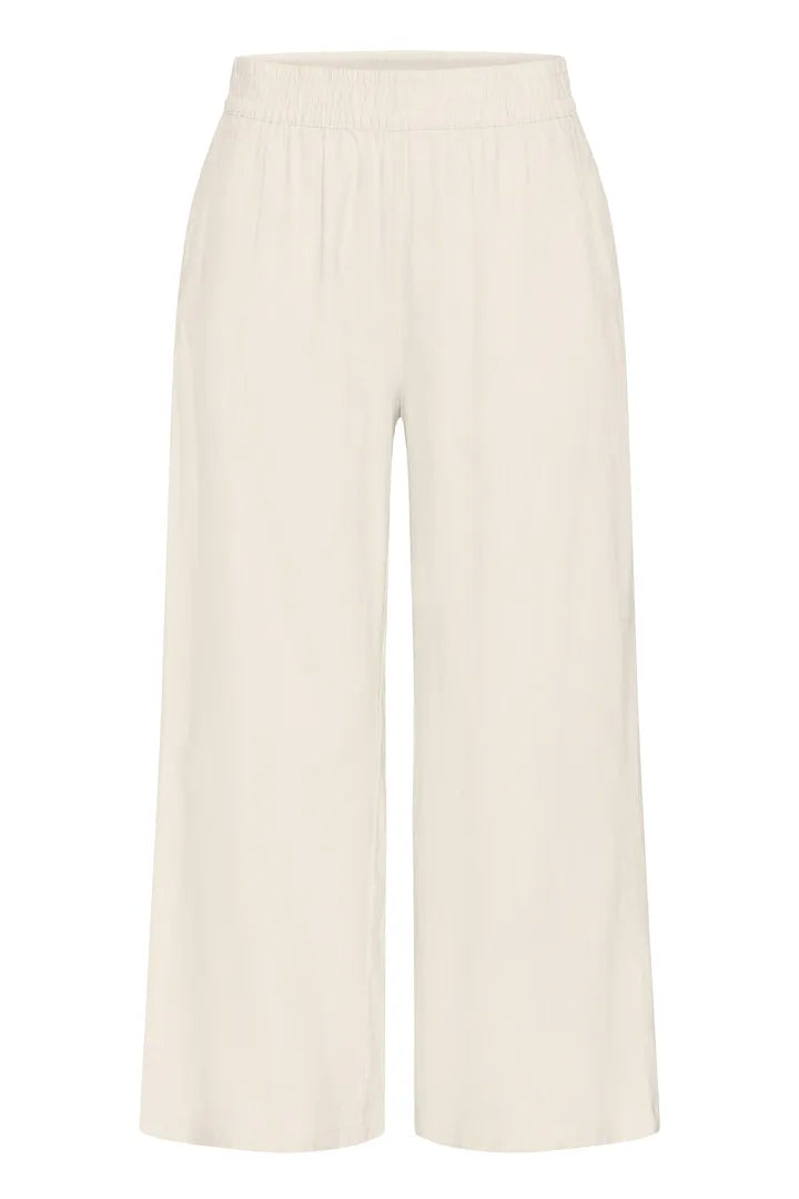 b.young Falakka Crop Trousers Rainy Day