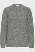 b.young Nyla Ls Jumper Mid Grey Melange