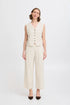 b.young Falakka Crop Trousers Rainy Day