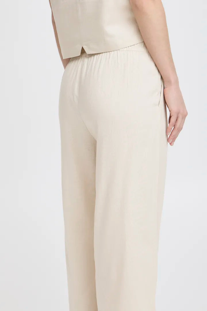 b.young Falakka Crop Trousers Rainy Day