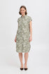 b.young Falakka SS Shirt Dress Animal Kalamata Mix