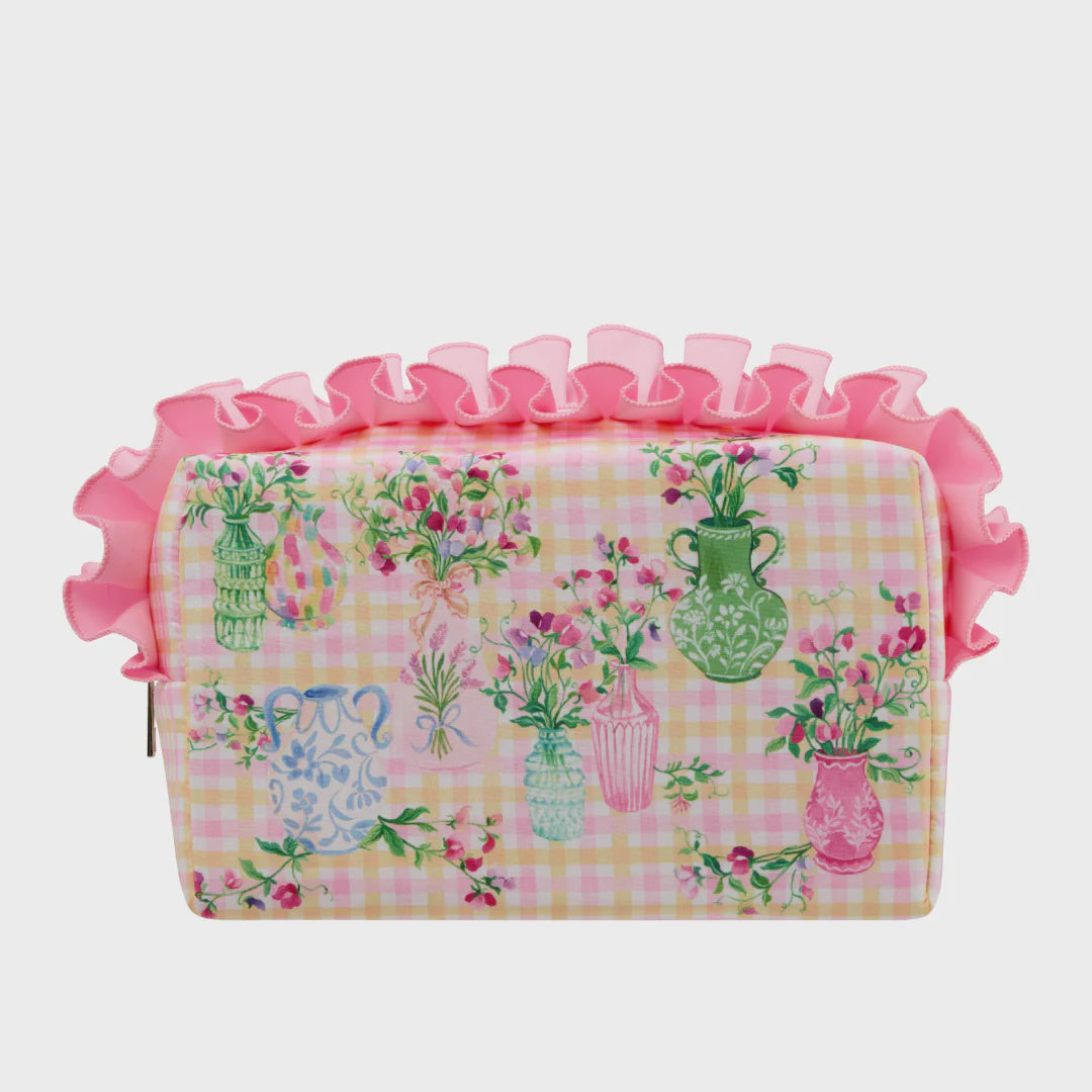 Heathcote & Ivory Sweet Pea Ruffle Washbag