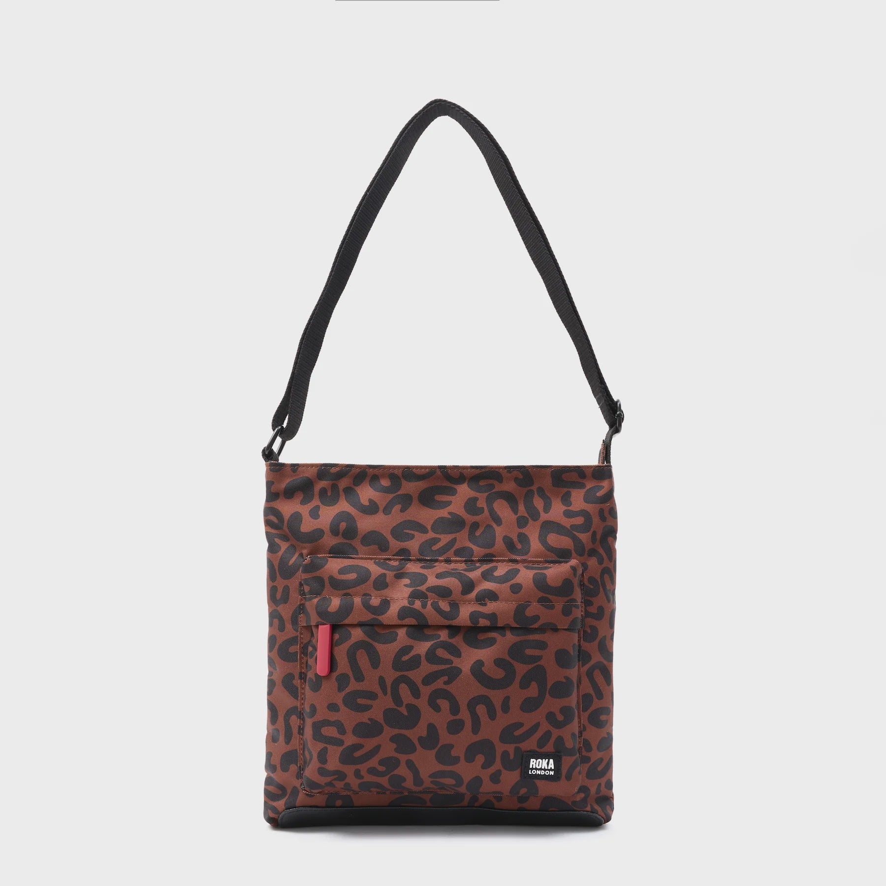 ROKA Kennington B Leopard Print Recycled Canvas Medium