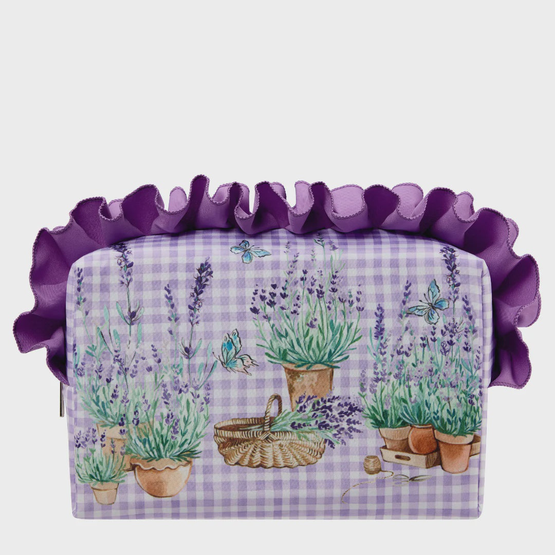 Heathcote & Ivory English Lavender Ruffle Washbag