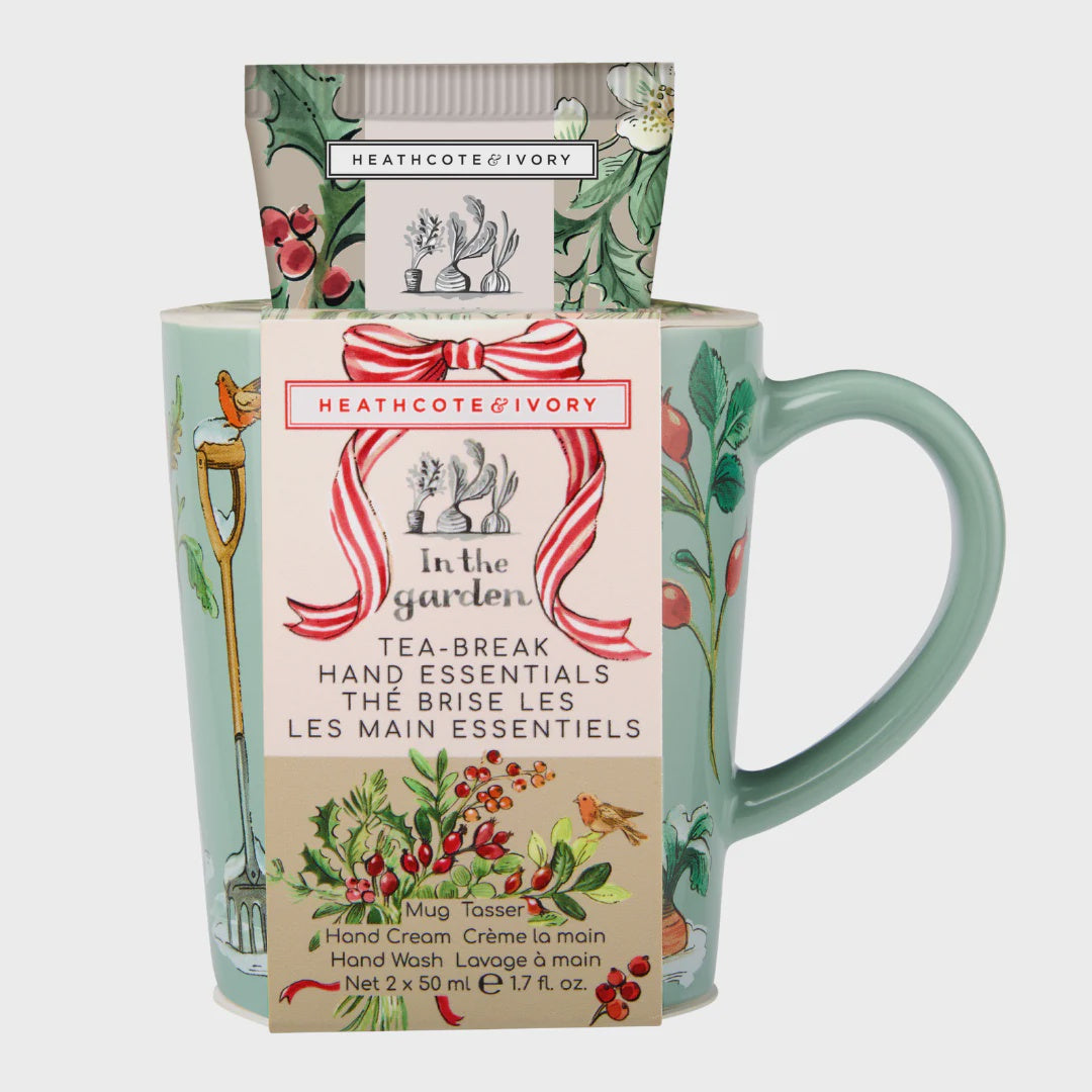 In The Garden Ceramic Mug Hand Essentials (50ml Hand  Wash & 50ml Hand Cream