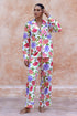 Night Rose Cotton Trouser Pyjama Set