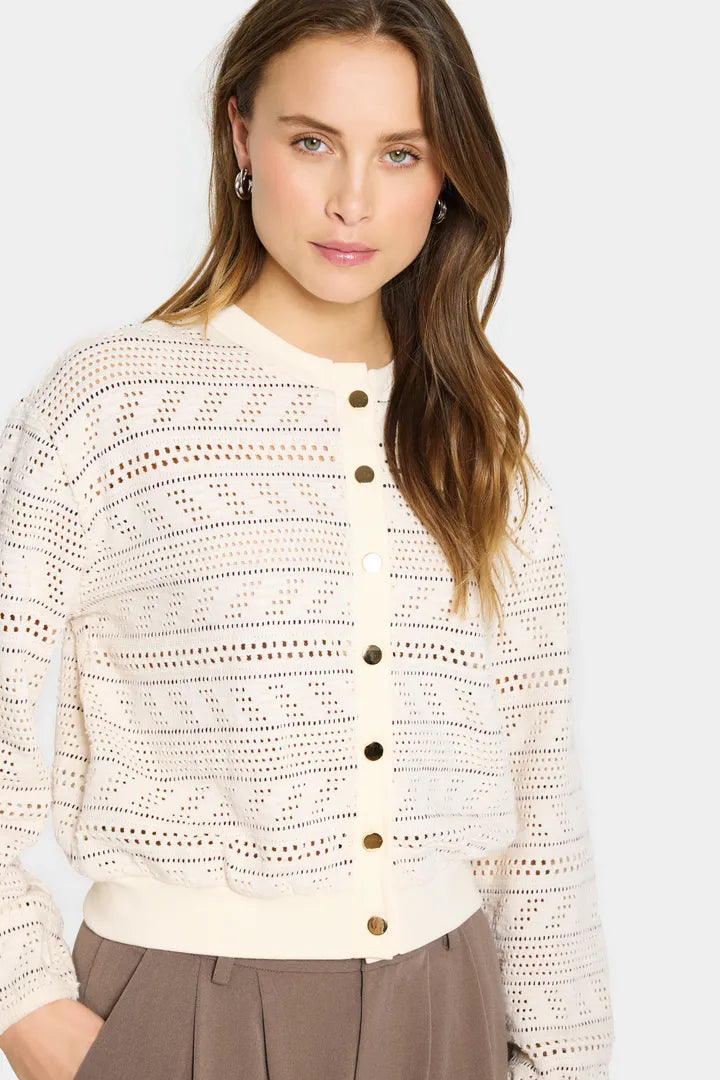 Saint Tropez Layca Cardigan Decadent Chocolate