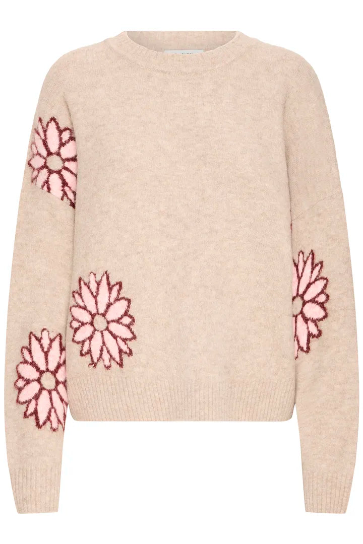 b.young Omea Jumper Cement Mix