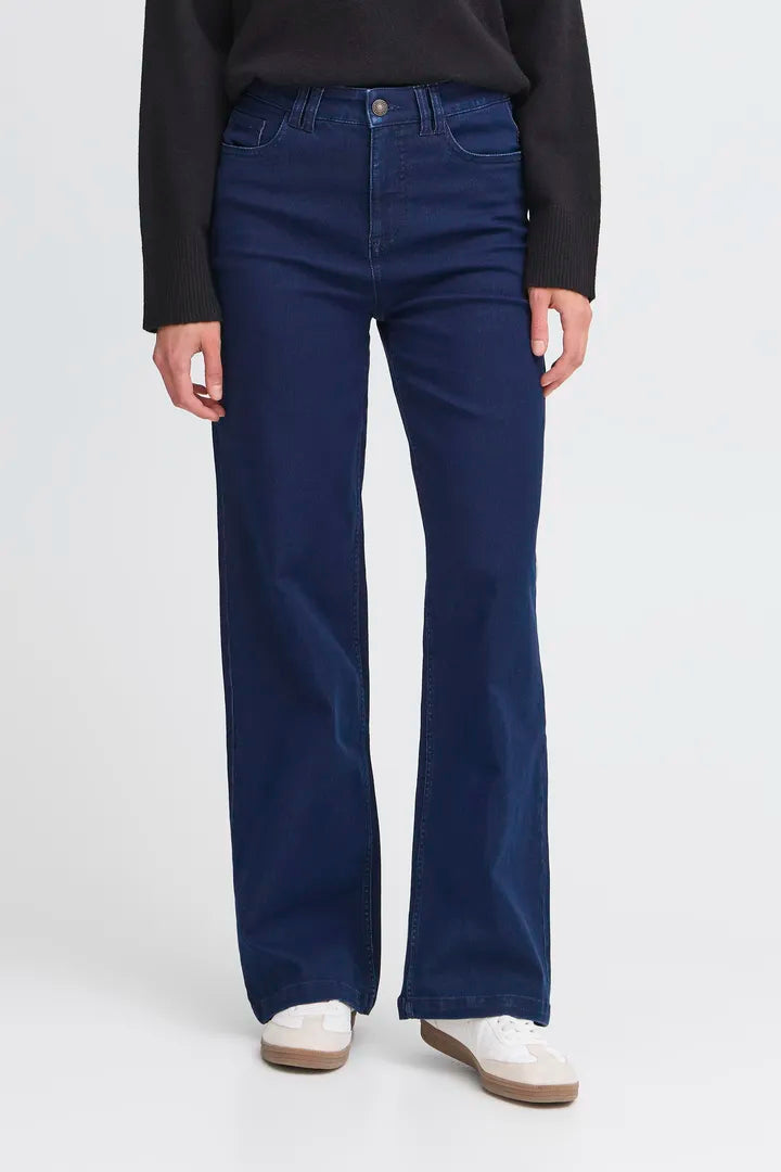 Fransa Luxe Hanna Jeans Dark Blue Denim